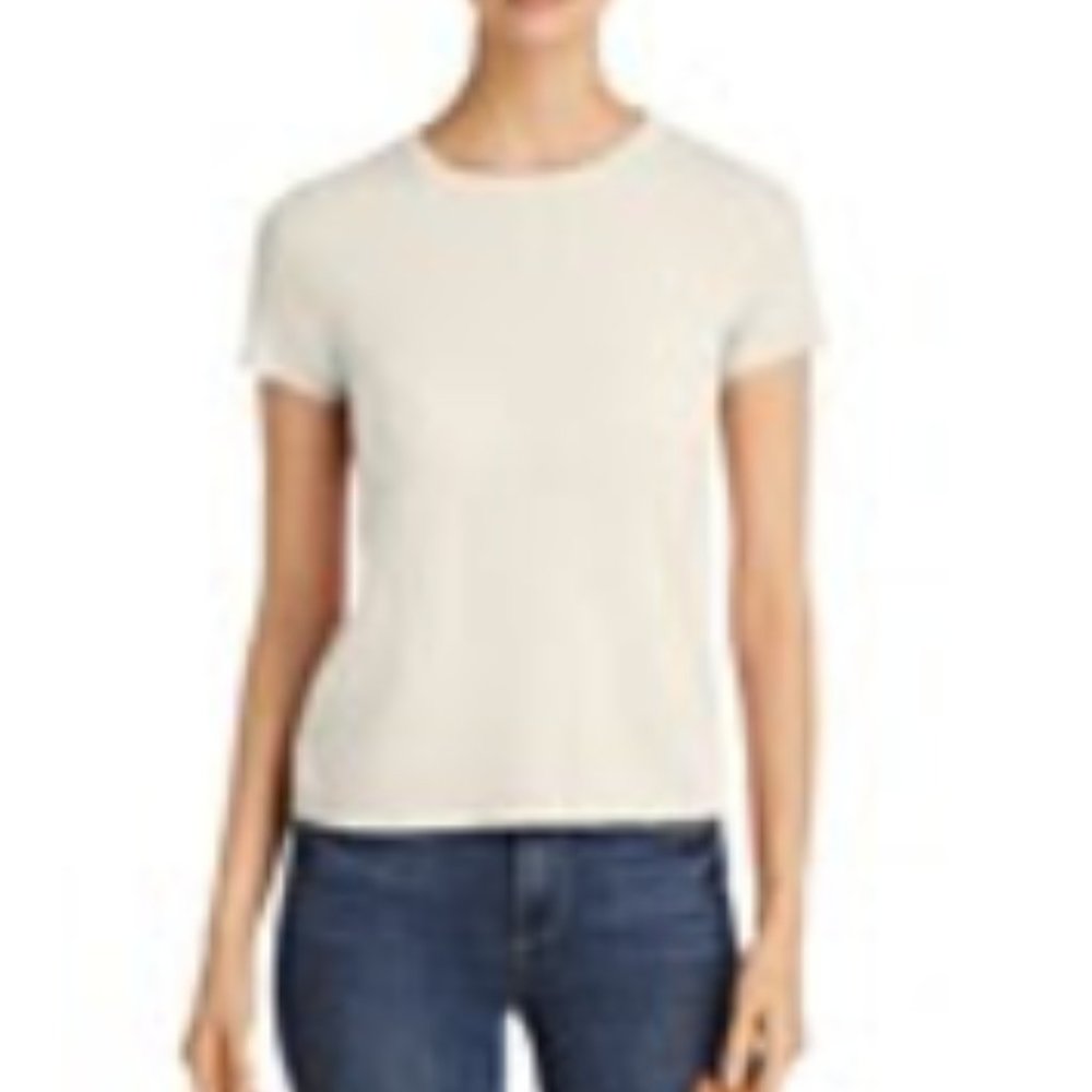 Short-Sleeve Cashmere Sweater NWT